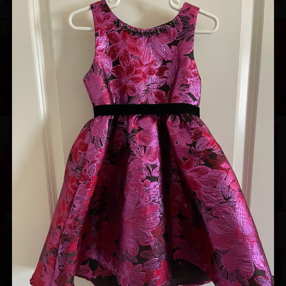 Little girls high low embellished dress 4t